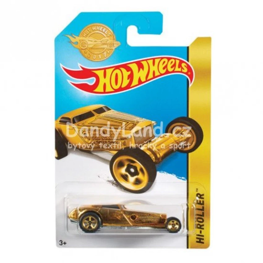 Hot Wheels speciální edice zlatý angličák Hi-Roller