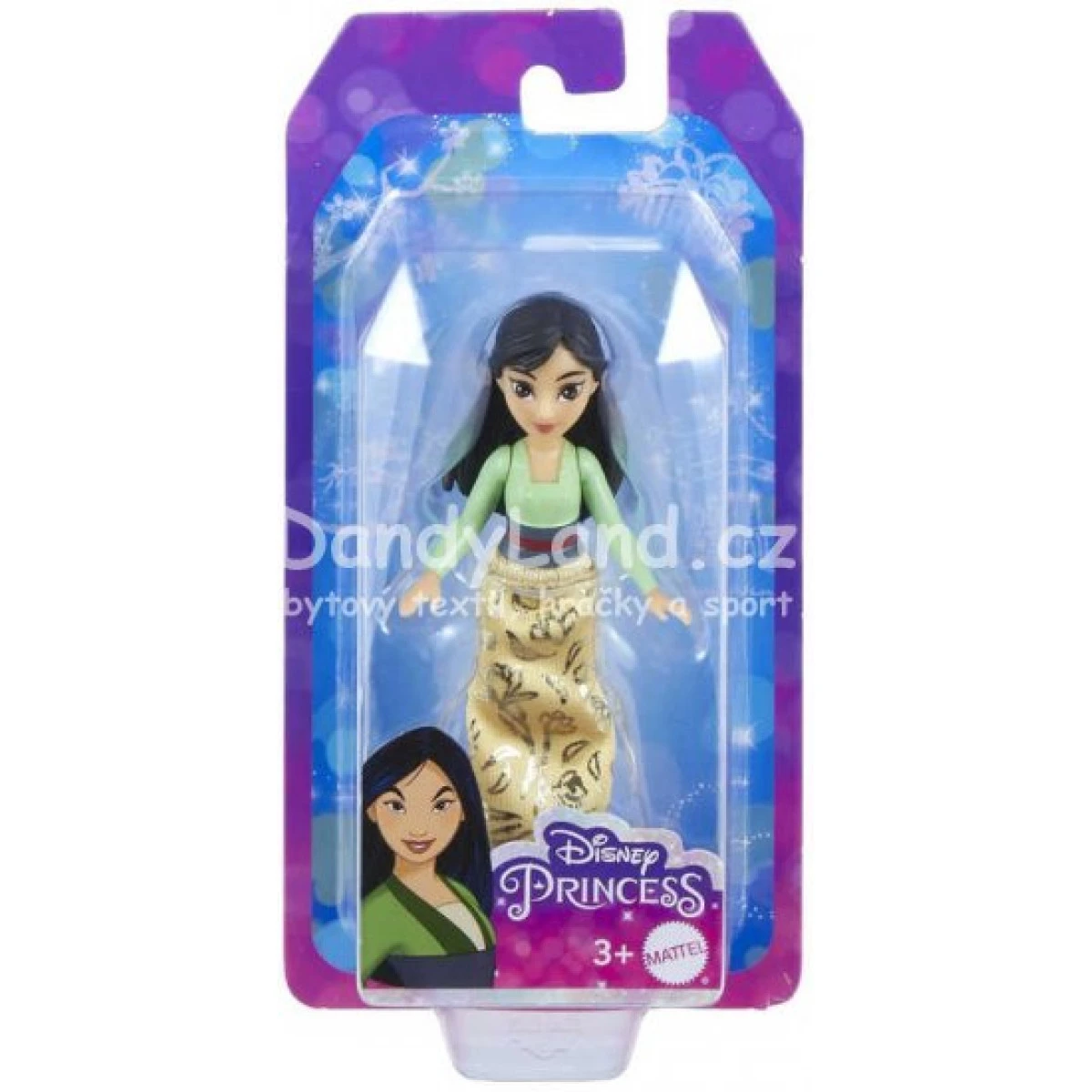 MATTEL Panenka princezna malá 10cm Disney Princess 9 druhů
