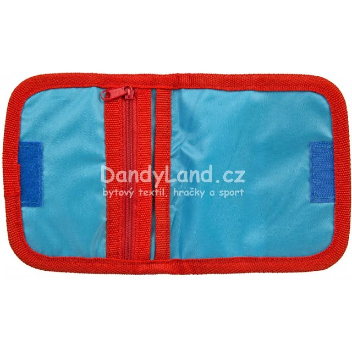Peněženka dětská Super Mario 12x14cm na suchý zip překlápěcí