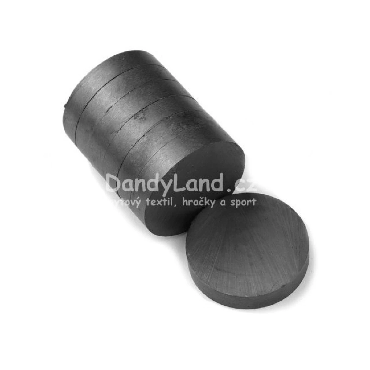 Feritový magnet válec 25x5 mm