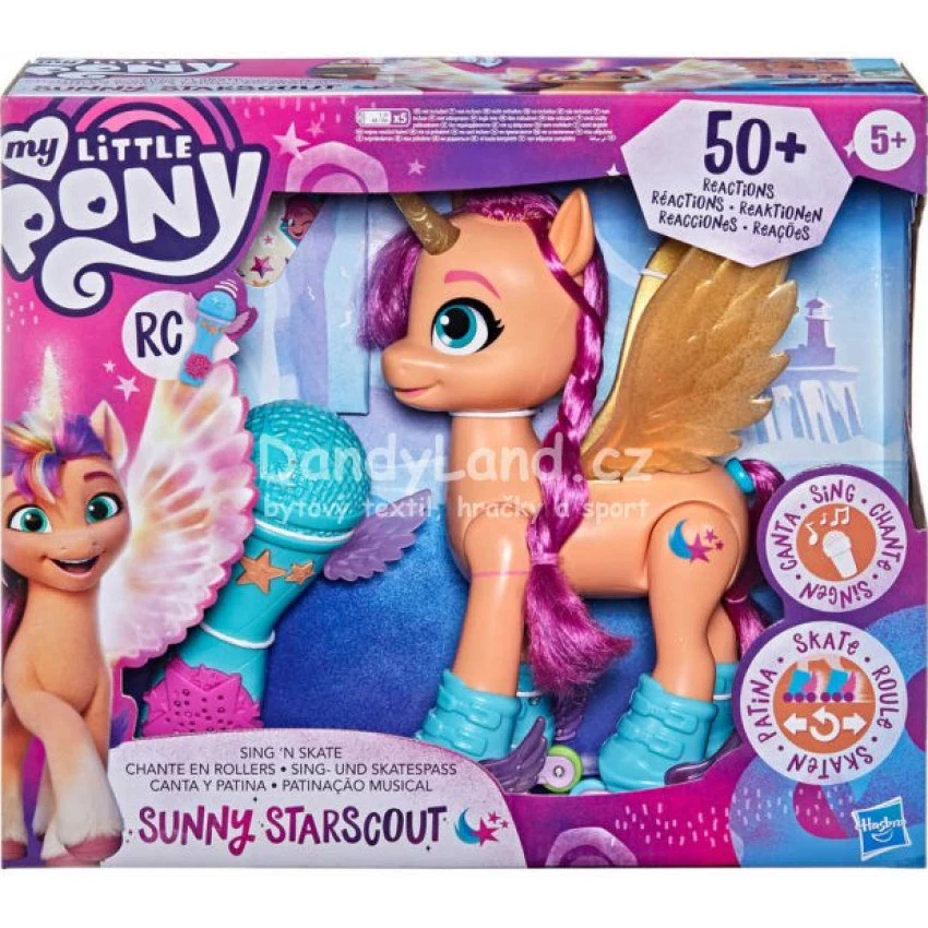 HASBRO My Little Pony Sunny na bruslích zpívá a bruslí na bateri