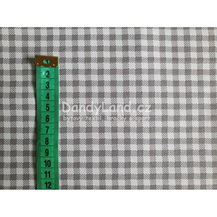 Bavlněná látka metráž š.160cm - Šedý kanafas