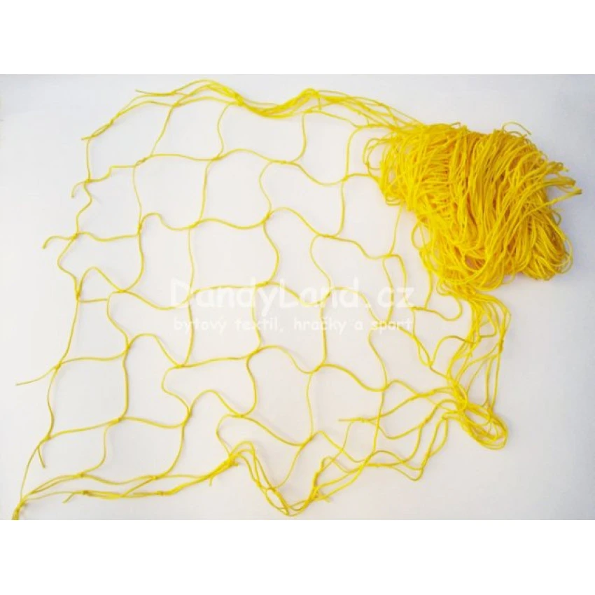 Žlutá dekorační síť 5x1m oko 10x10cm