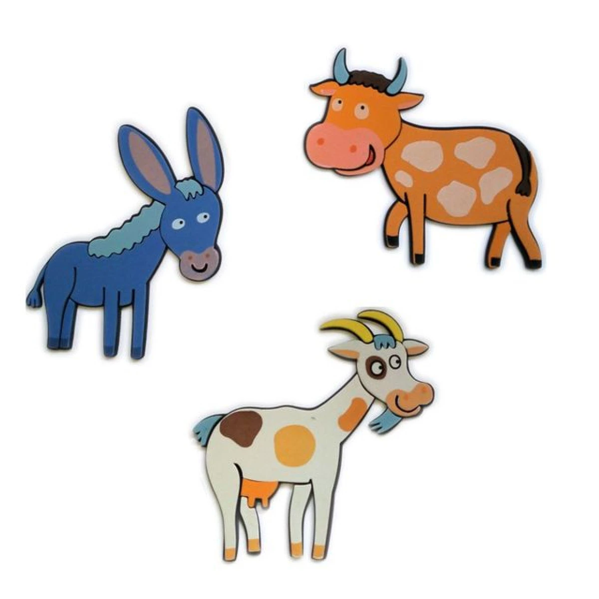 3 Pěnové figurky DOMÁCÍ ZVÍŘÁTKA