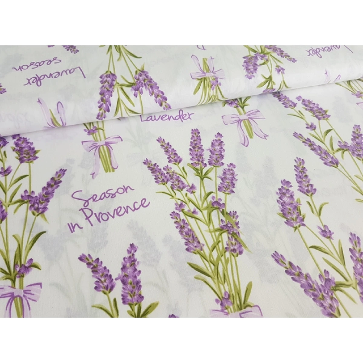 Bavlněná látka metráž - Levandule Provence styl