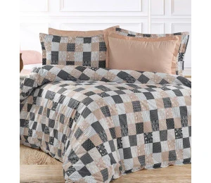 Bavlněná látka metráž šíře 240 cm - Patchwork béžový