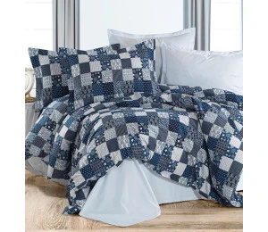 Bavlněná látka metráž šíře 240 cm - Patchwork tmavě modrý