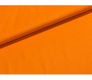 Bavlněná látka metráž šíře 240 cm - sytě oranžová