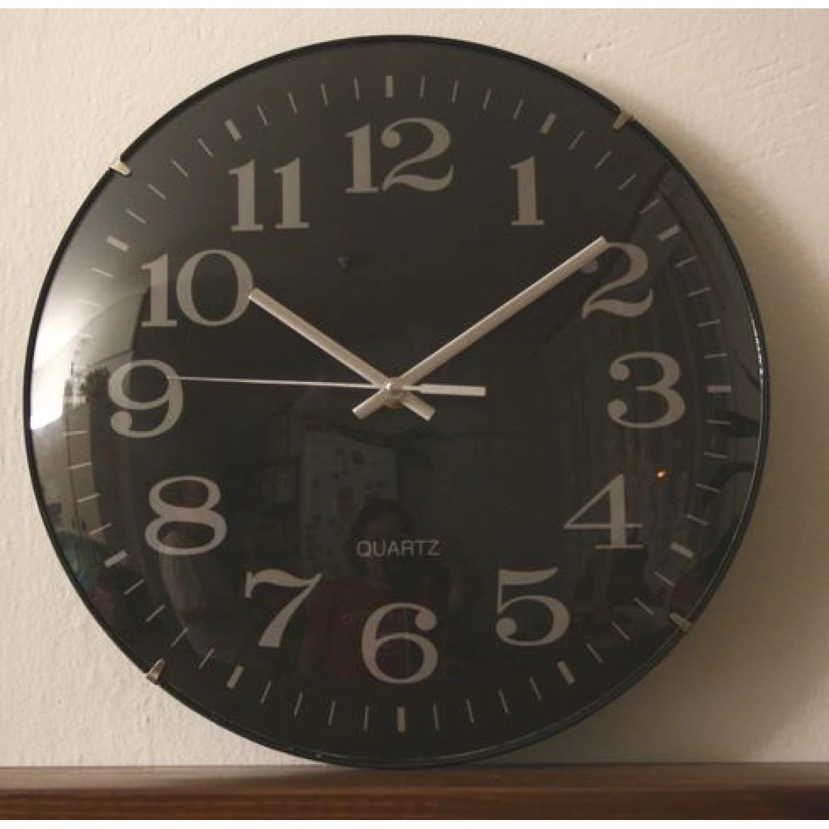 Nástěnné hodiny BLACK STYL - průměr 30 cm