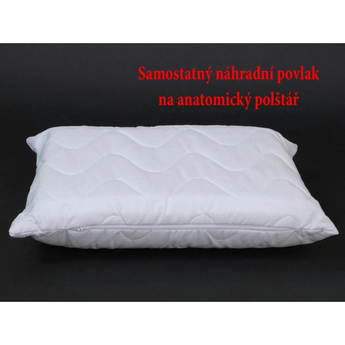 Prošívaný povlak na anatomický polštář 50x30 cm