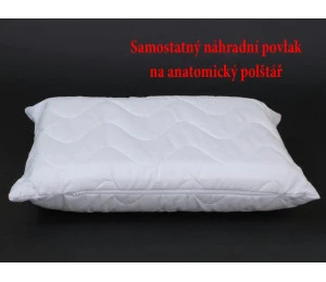 Prošívaný povlak na anatomický polštář 50x30 cm