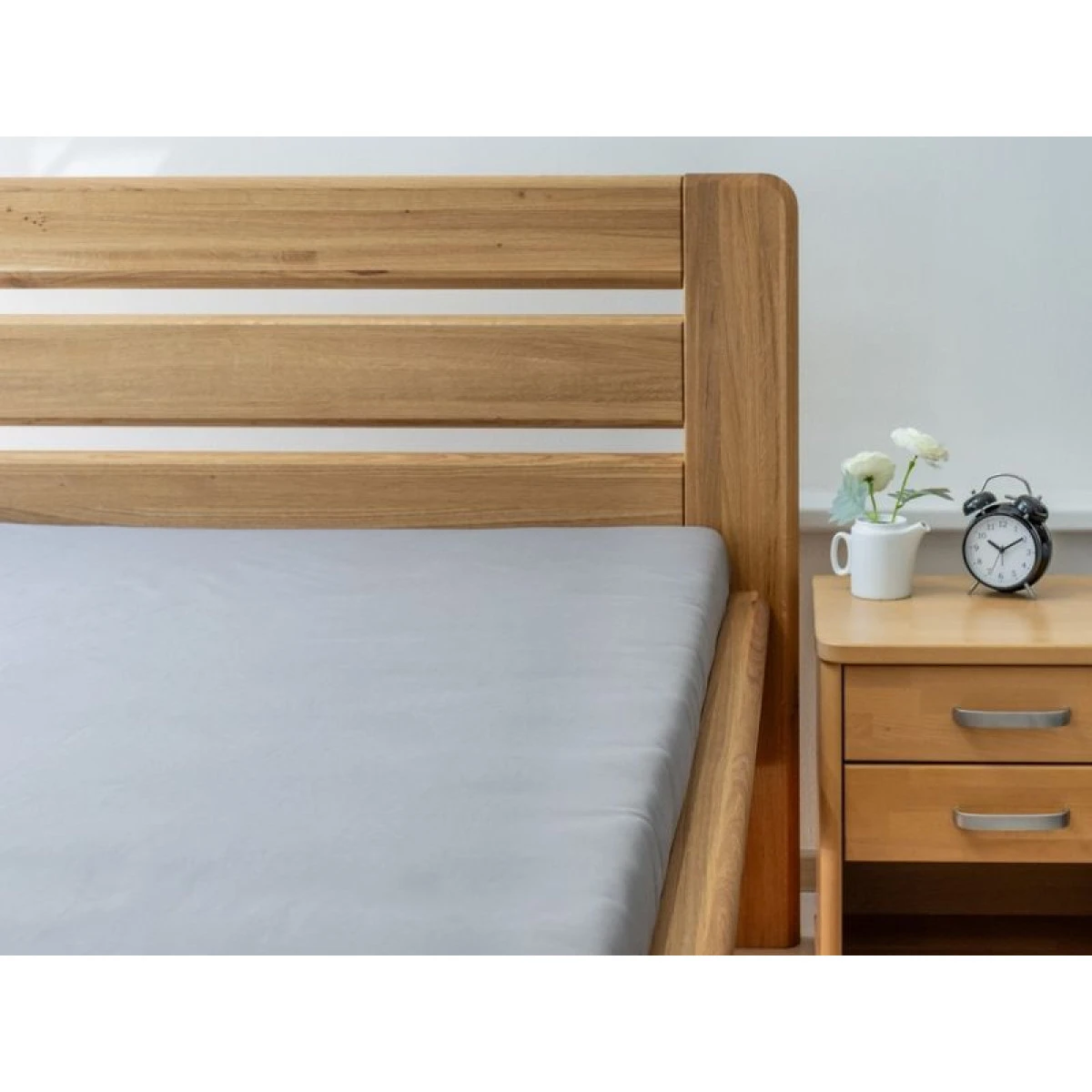 Plátěné prostěradlo s gumou LUX - šedé tmavší