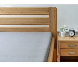 Plátěné prostěradlo s gumou LUX - šedé tmavší